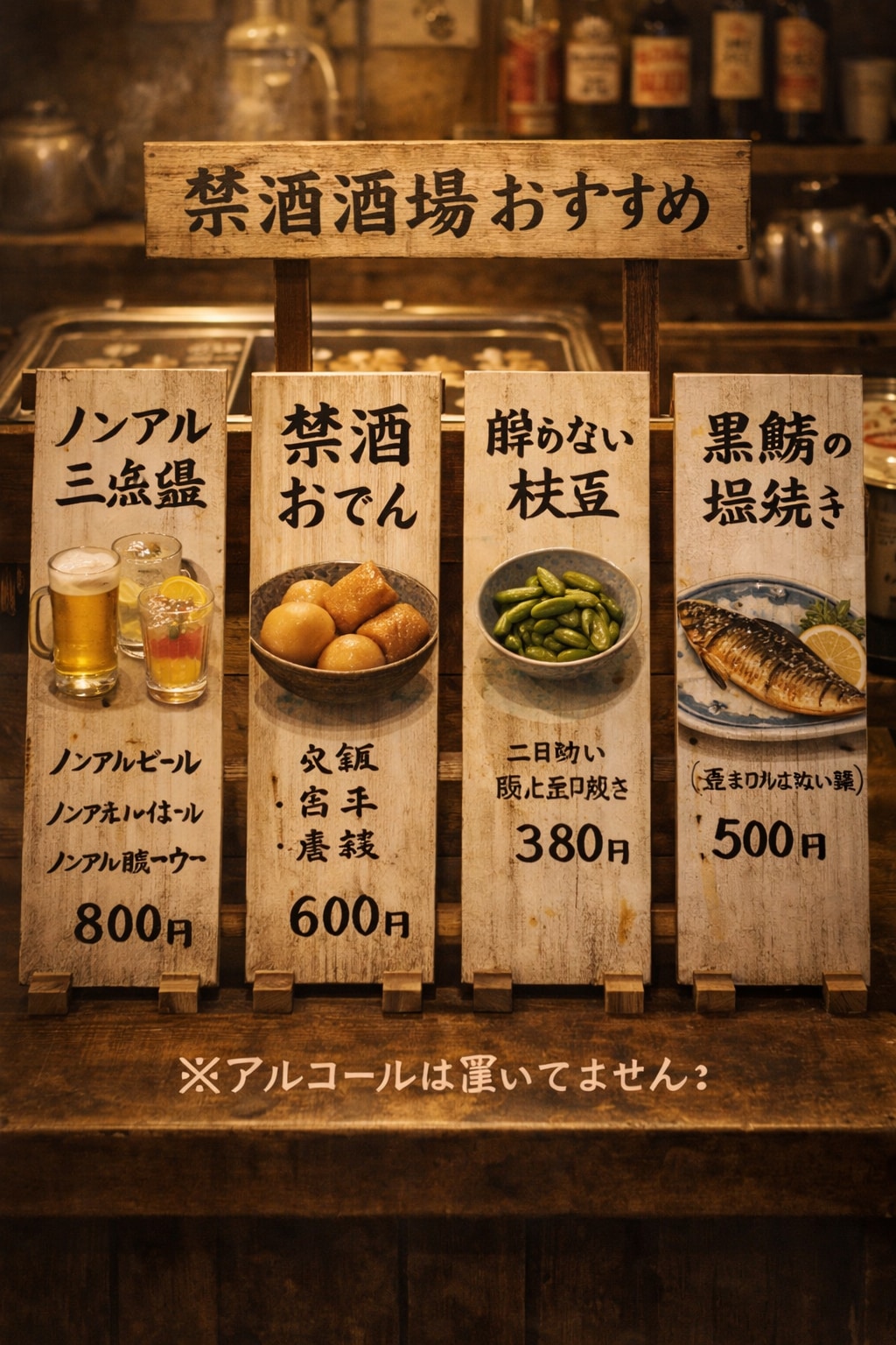 禁酒酒場 〜飲まない居酒屋の一日〜