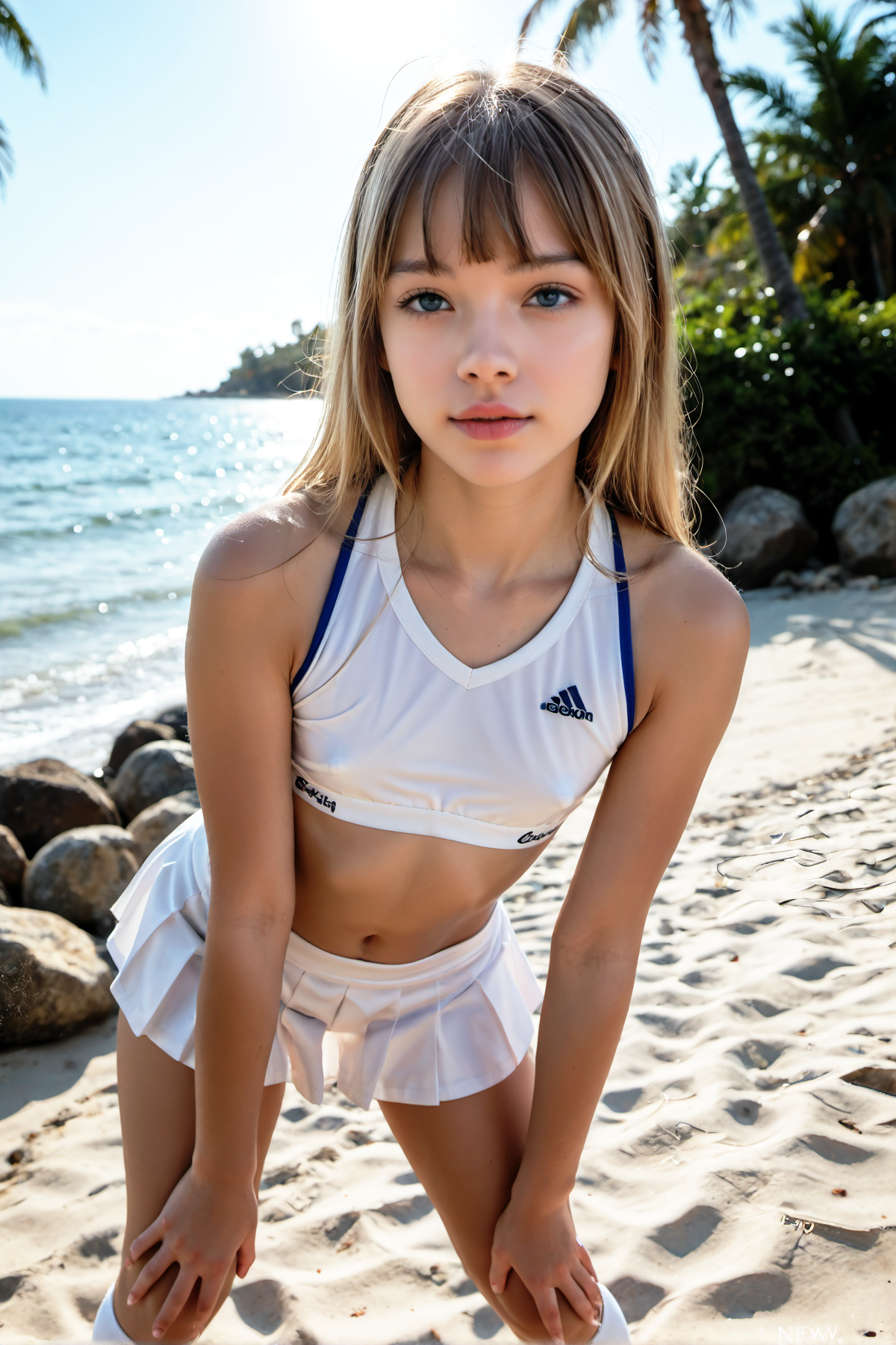 海辺を散歩