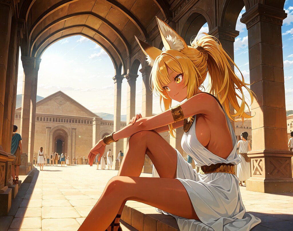 古代ギリシャの金狐