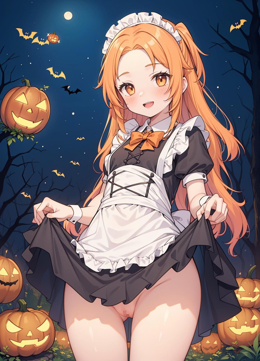 スカートめくり