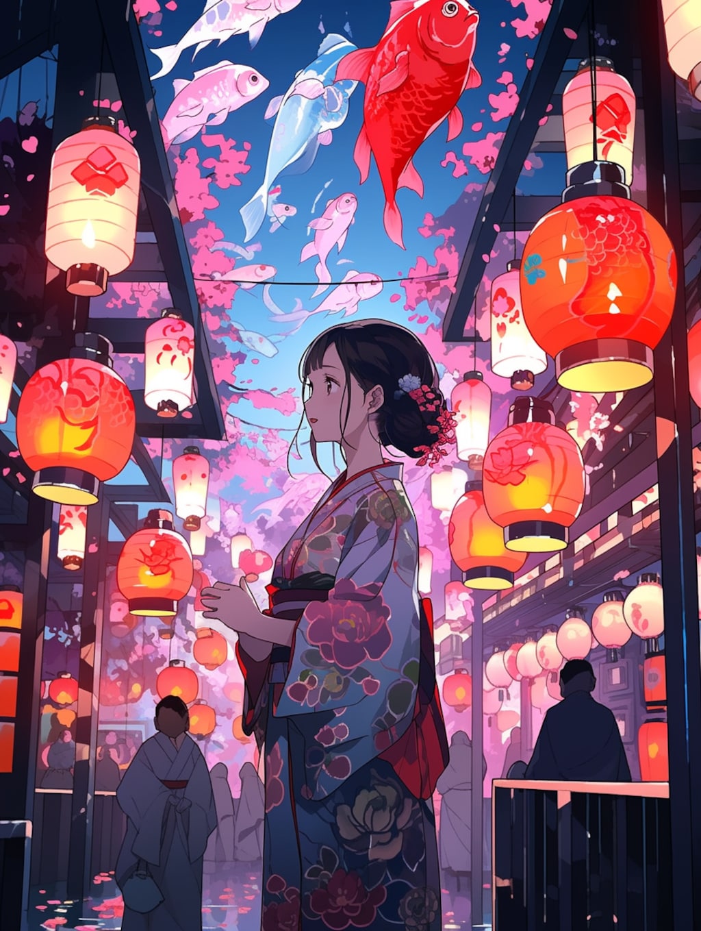 Sky-Swimming Goldfish