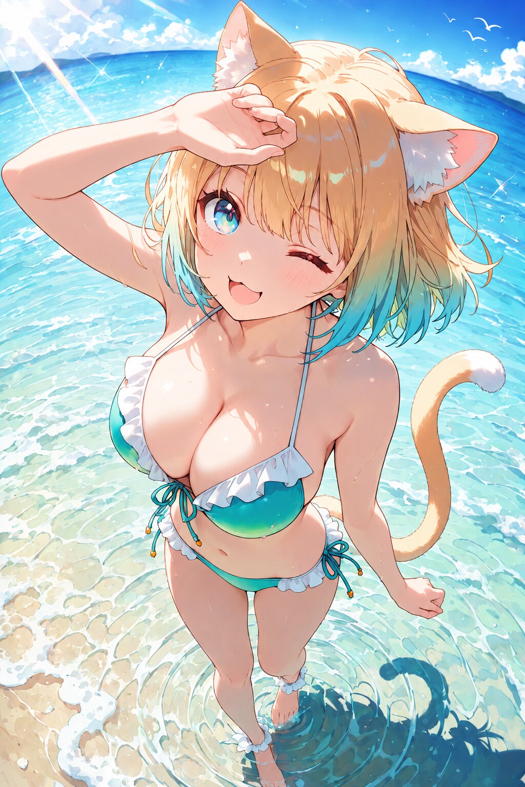 まぶし〜っ！