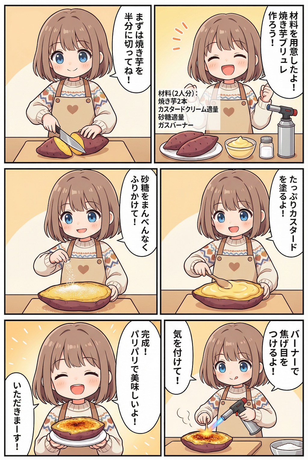 焼き芋ブリュレ