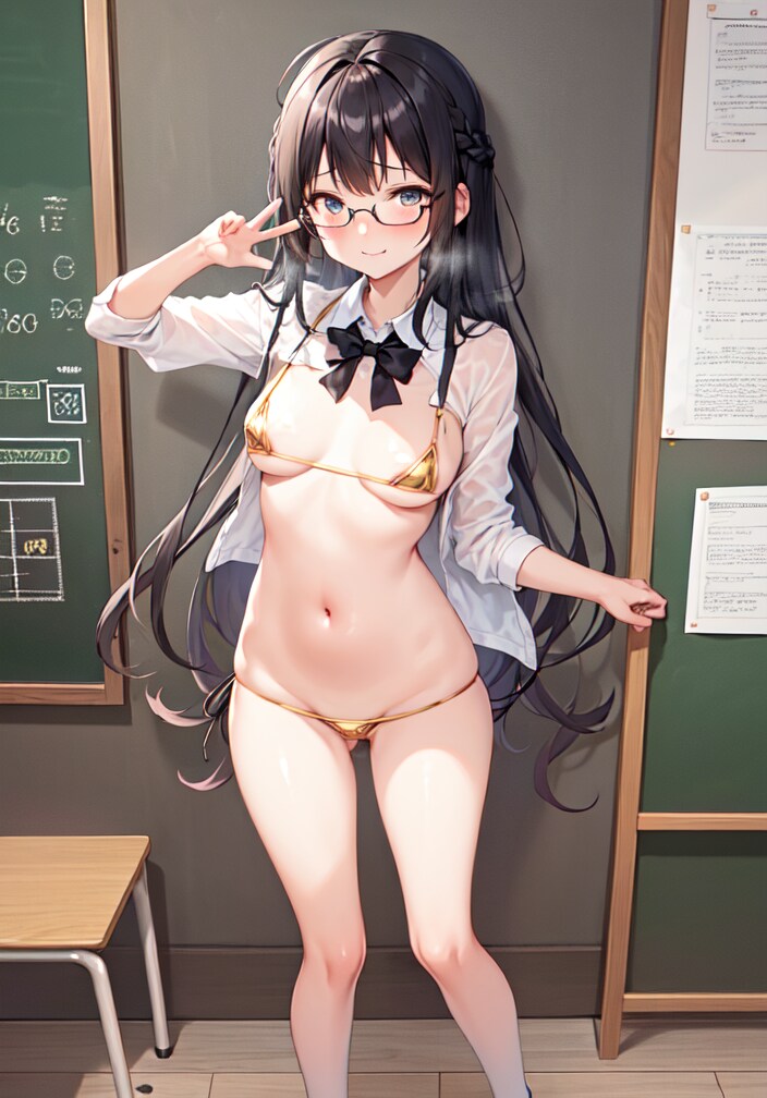 ゴールド×優等生×教室