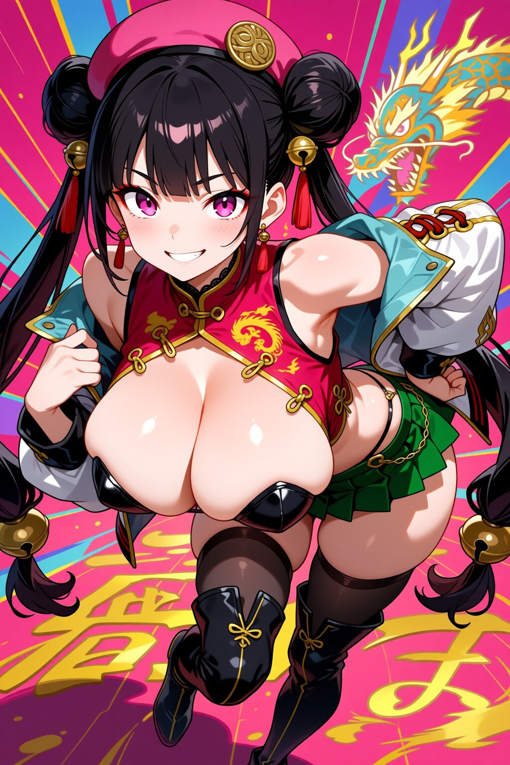 開運！笑顔満開チャイナガール