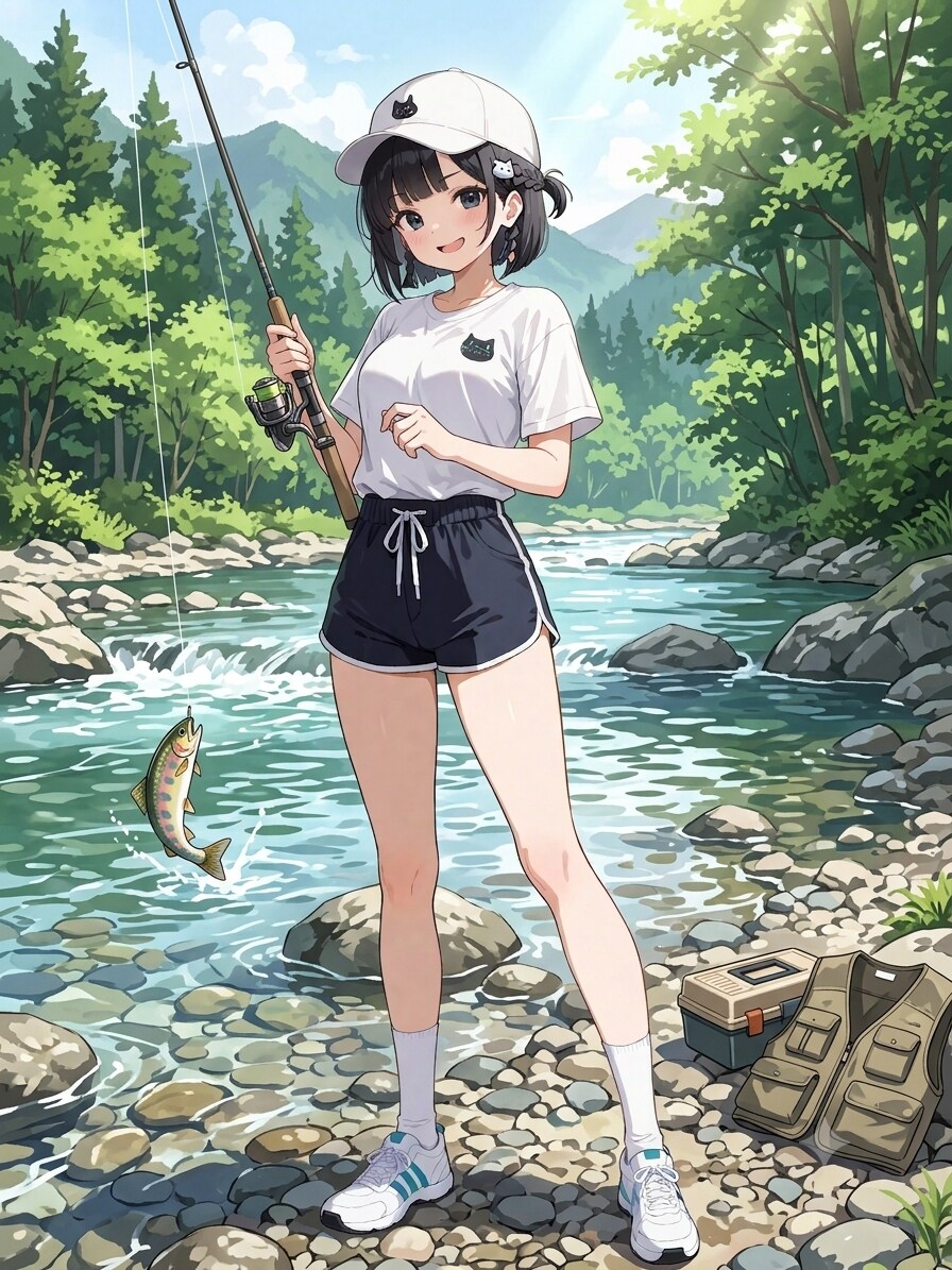 川釣り