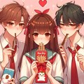 ポッキーと恋人♥(4枚) 4枚目