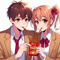 ポッキーと恋人♥(4枚) 2枚目