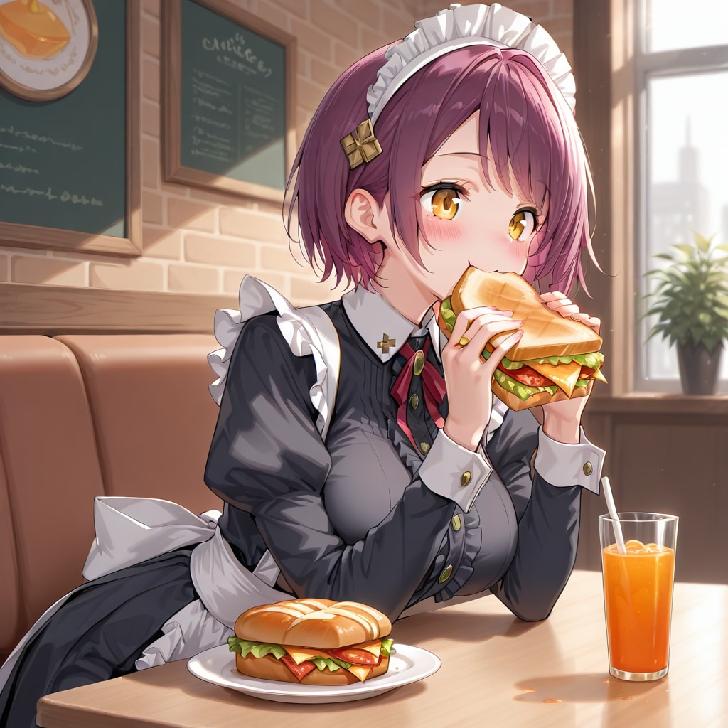 こんにちは（挨拶メイドの芽衣ちゃん）