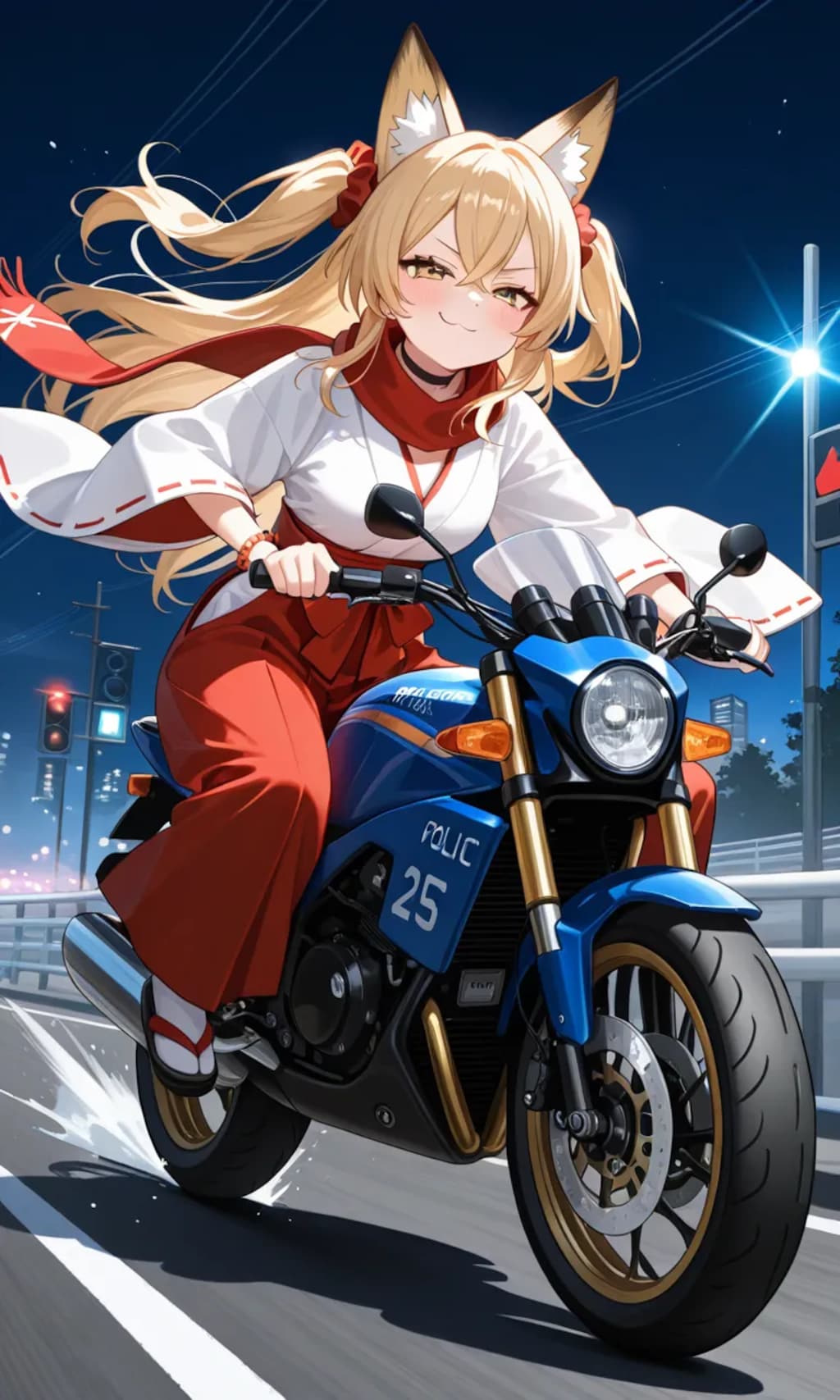 そこのバイク止まりなさい💢