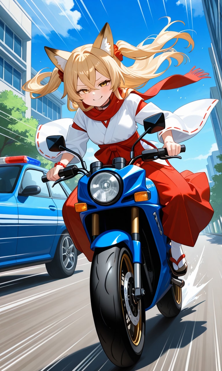 そこのバイク止まりなさい💢