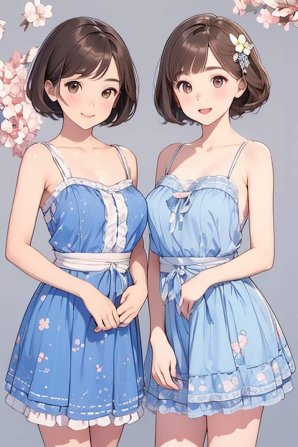 青もいいけど、ピンクの洋服がいいよね。