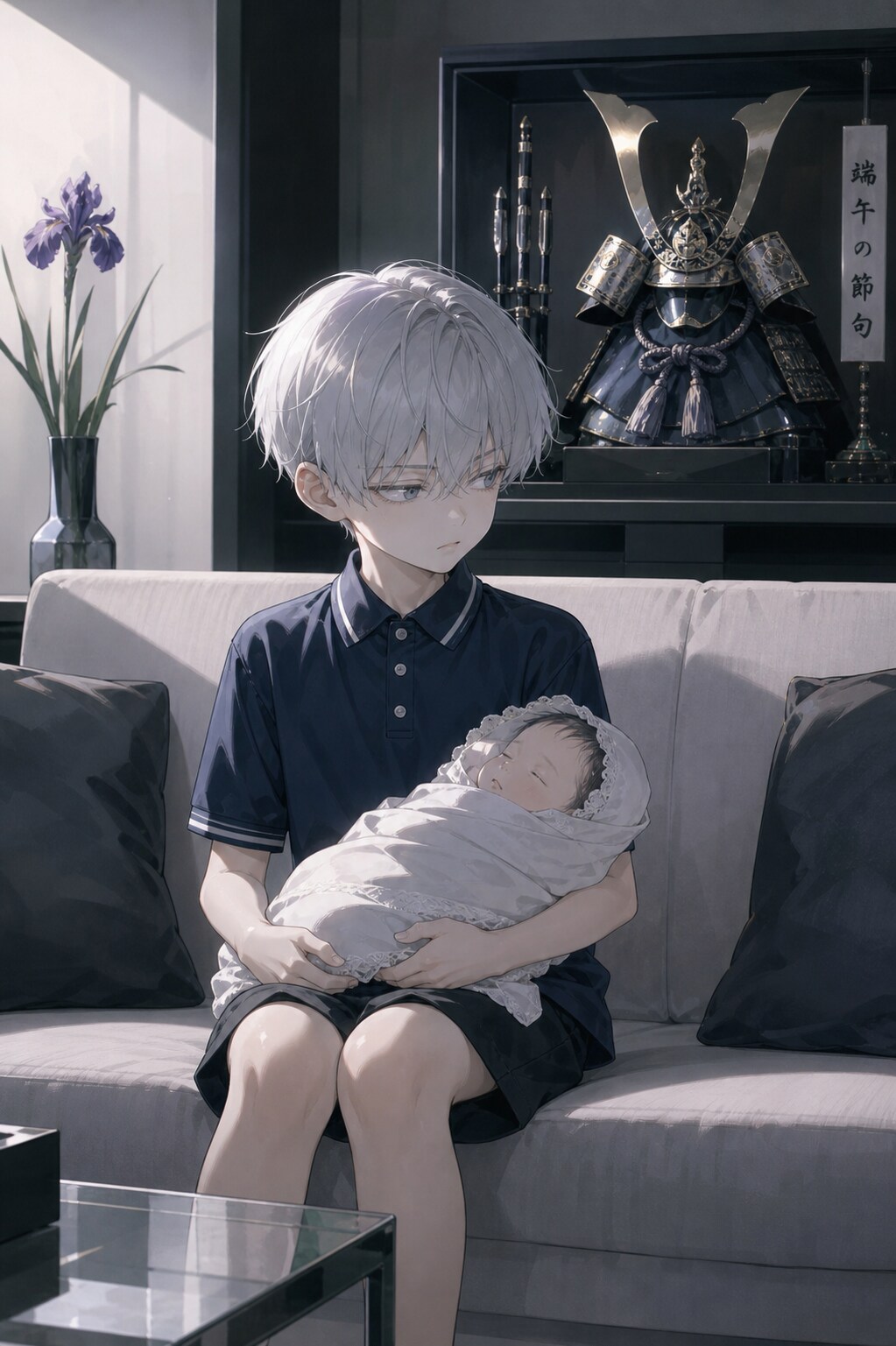 凪先輩と妹。ver.小１ | の人気AIイラスト・グラビア