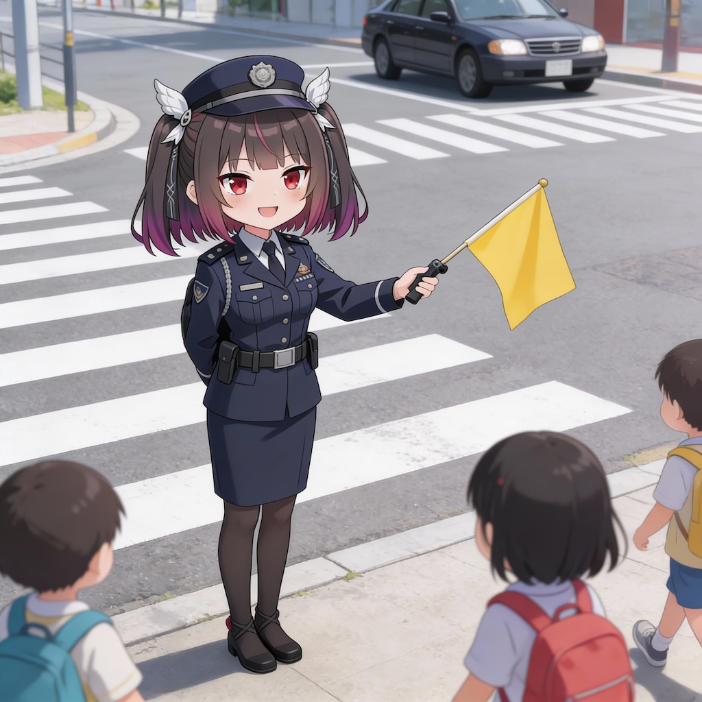 婦警になったミテルちゃん
