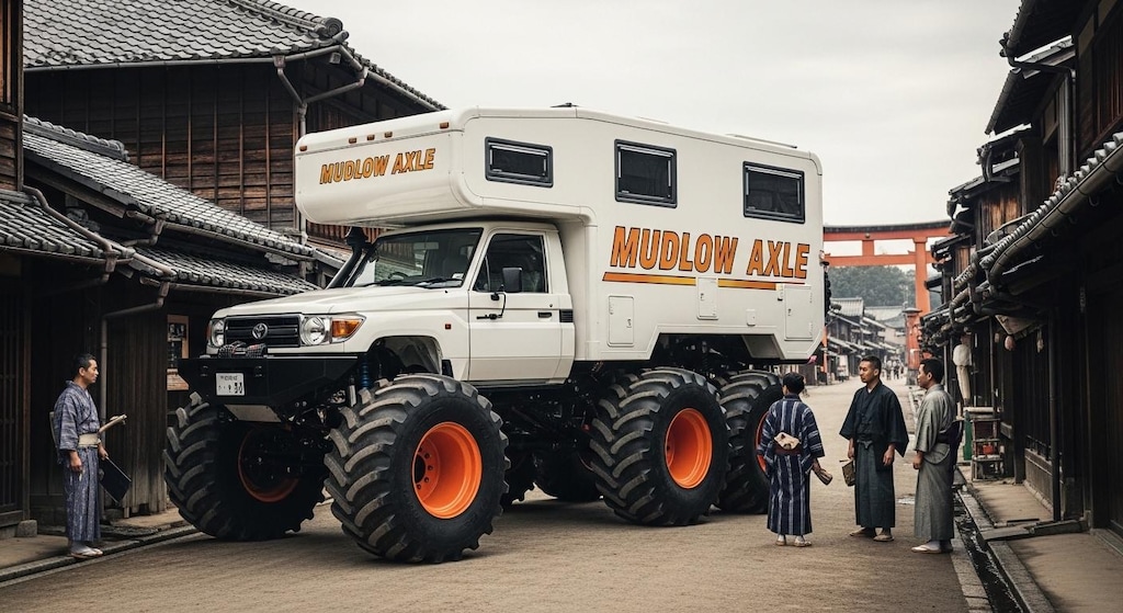 ランクル70キャンピングカーモンスター
