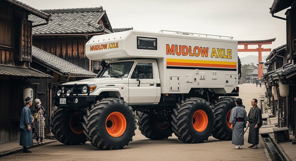 ランクル70キャンピングカーモンスター