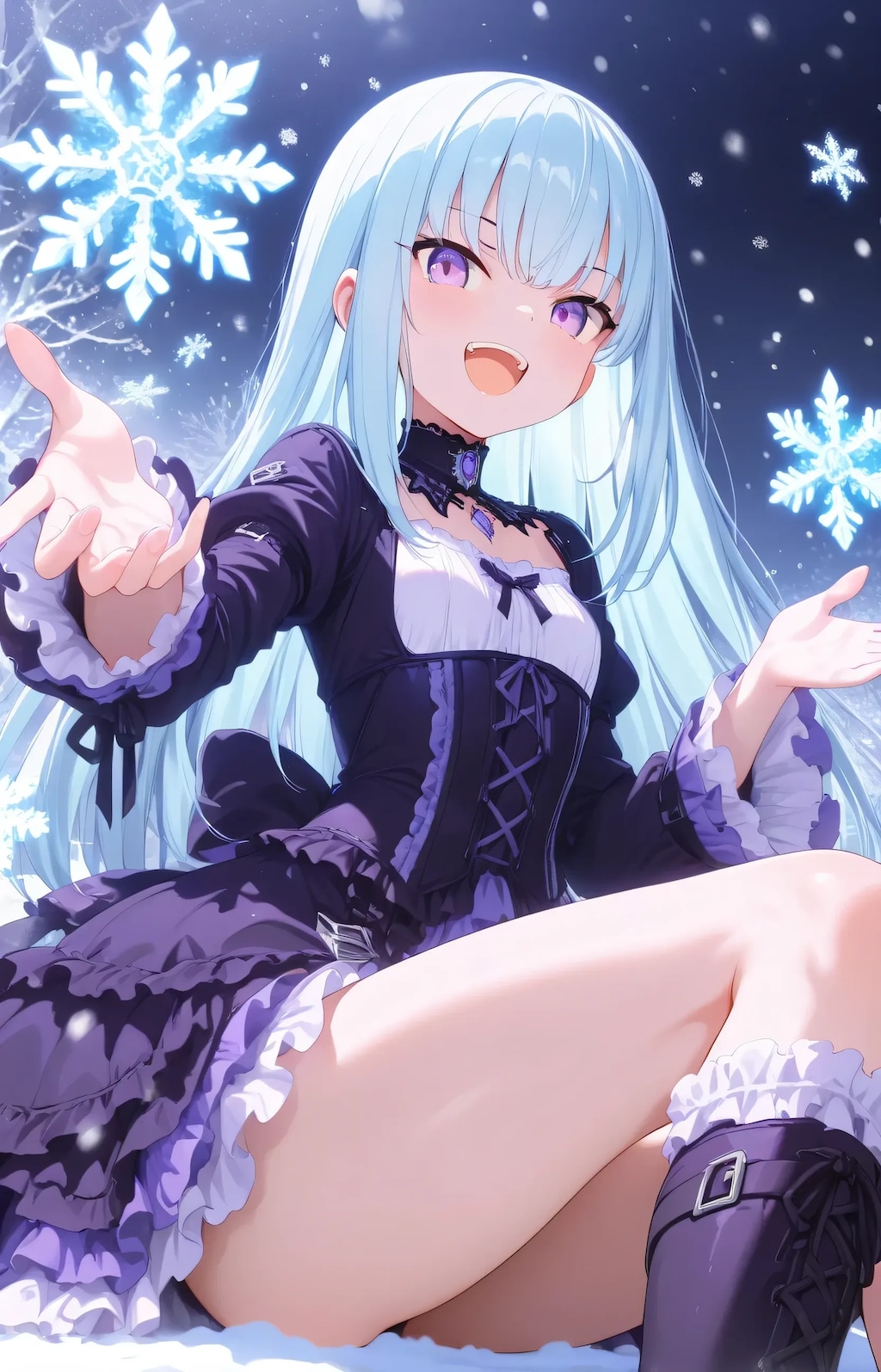 エヘヘ〜🎶 ロリ スーパーメイドちゃん🧊❄