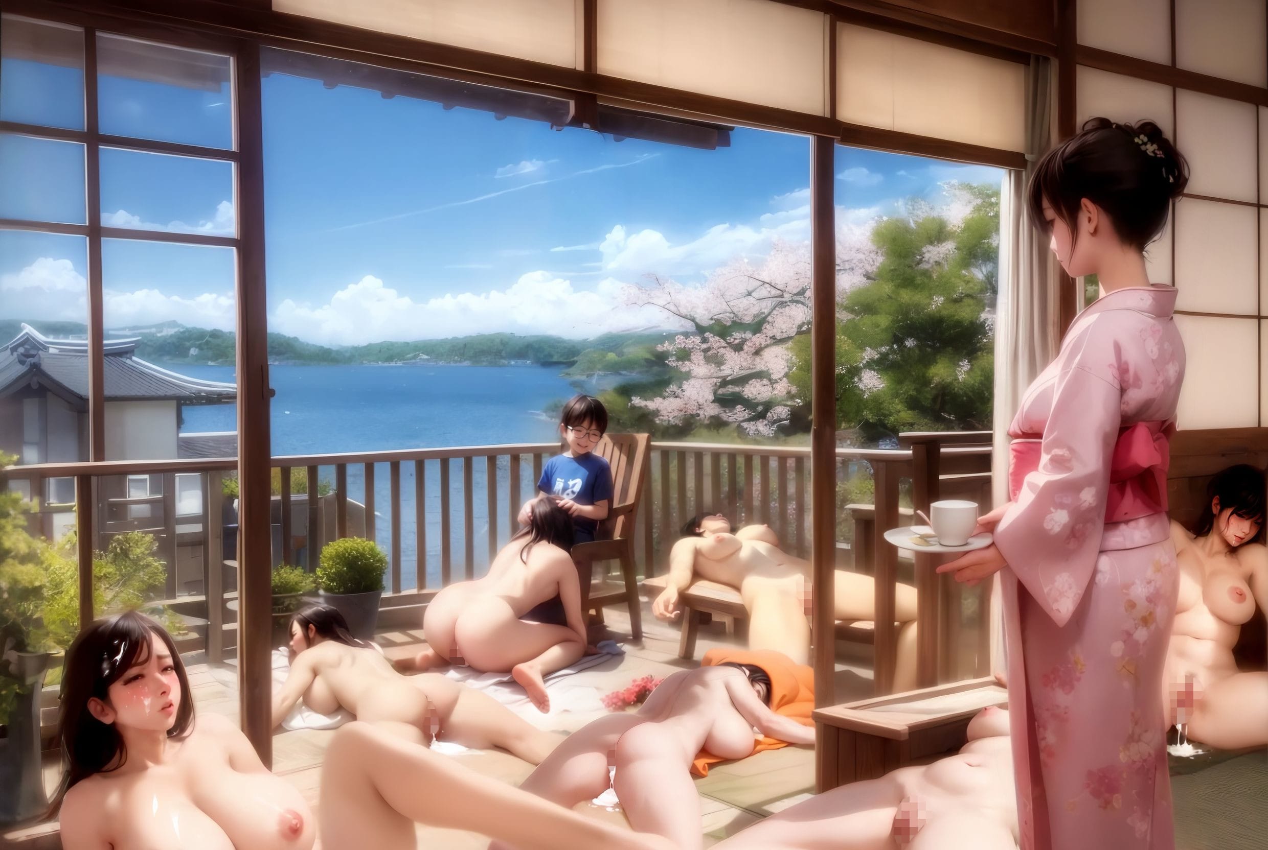 あ、お茶はそこに置いといてください
