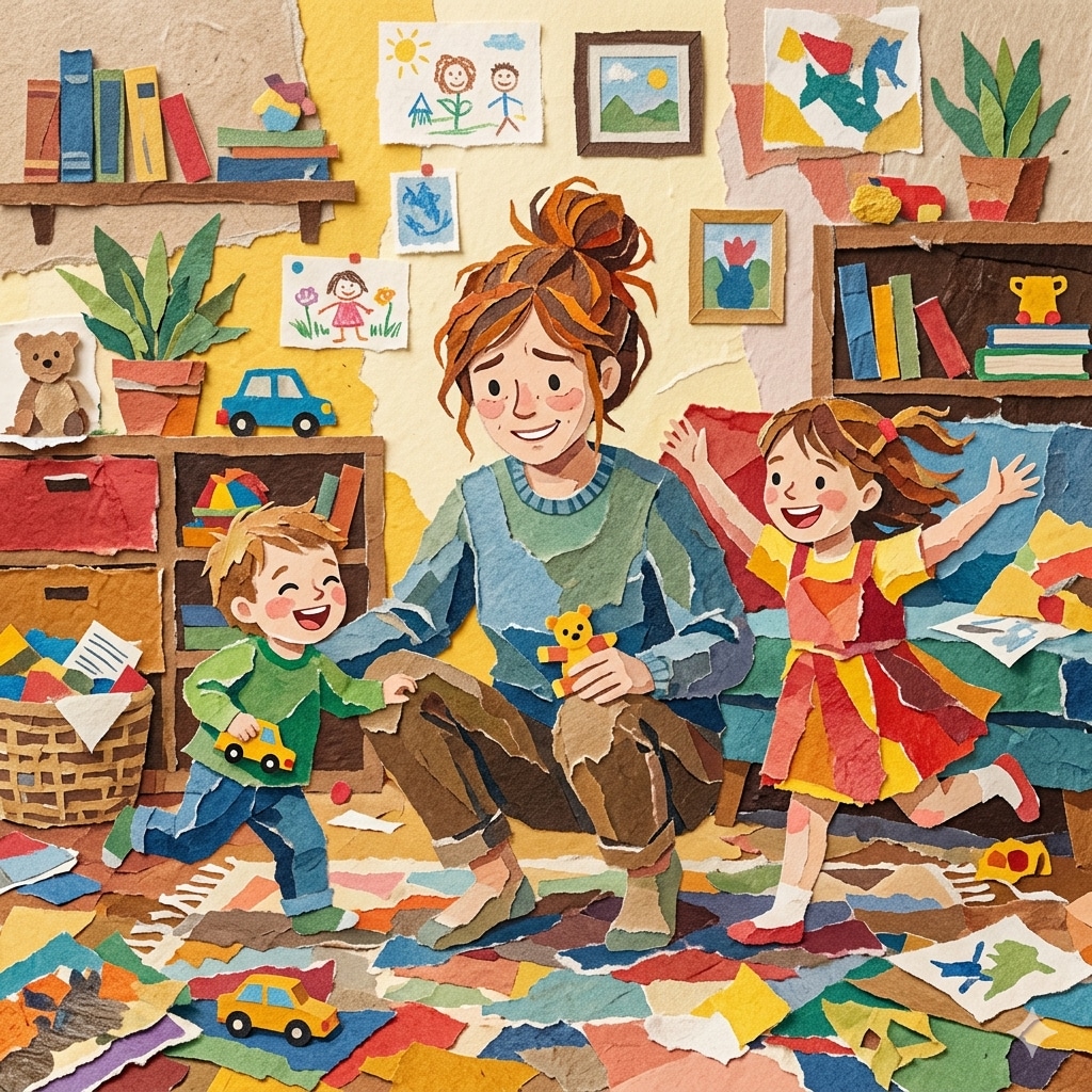 子育てに奮闘するママ | の人気AIイラスト・グラビア