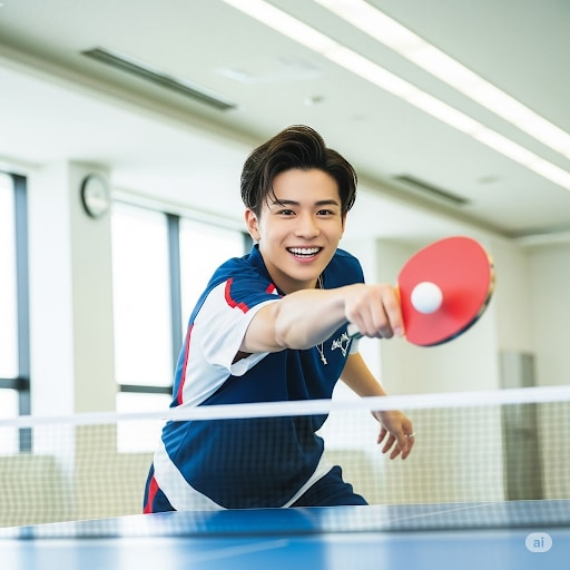 爽やかイケメンのスポーツ姿