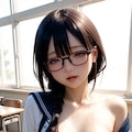 委員長のオナニー 2枚目
