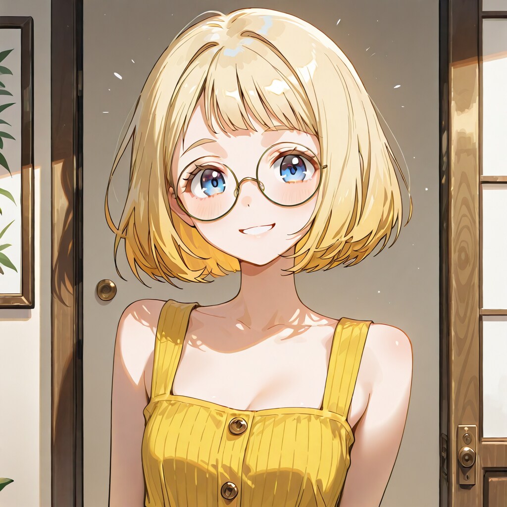室内のミッシェルさん