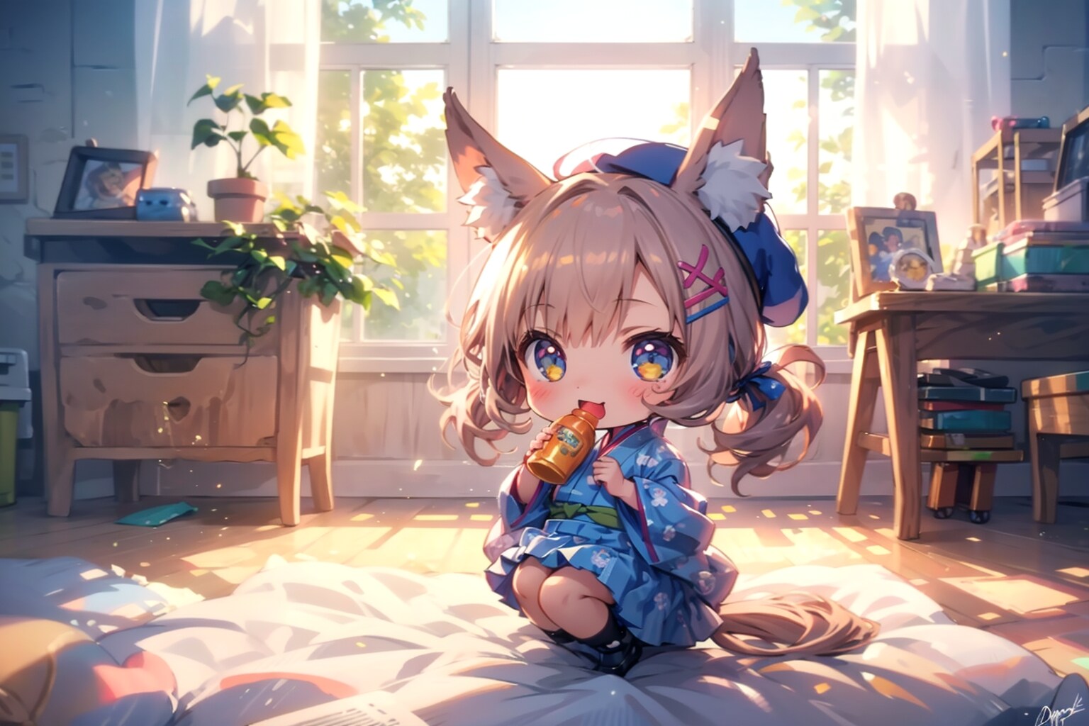 TOPAZ_ウマちびちゃん。 | の人気AIイラスト・グラビア