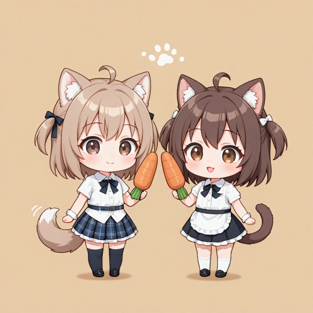 わんにゃんの日 | の人気AIイラスト・グラビア