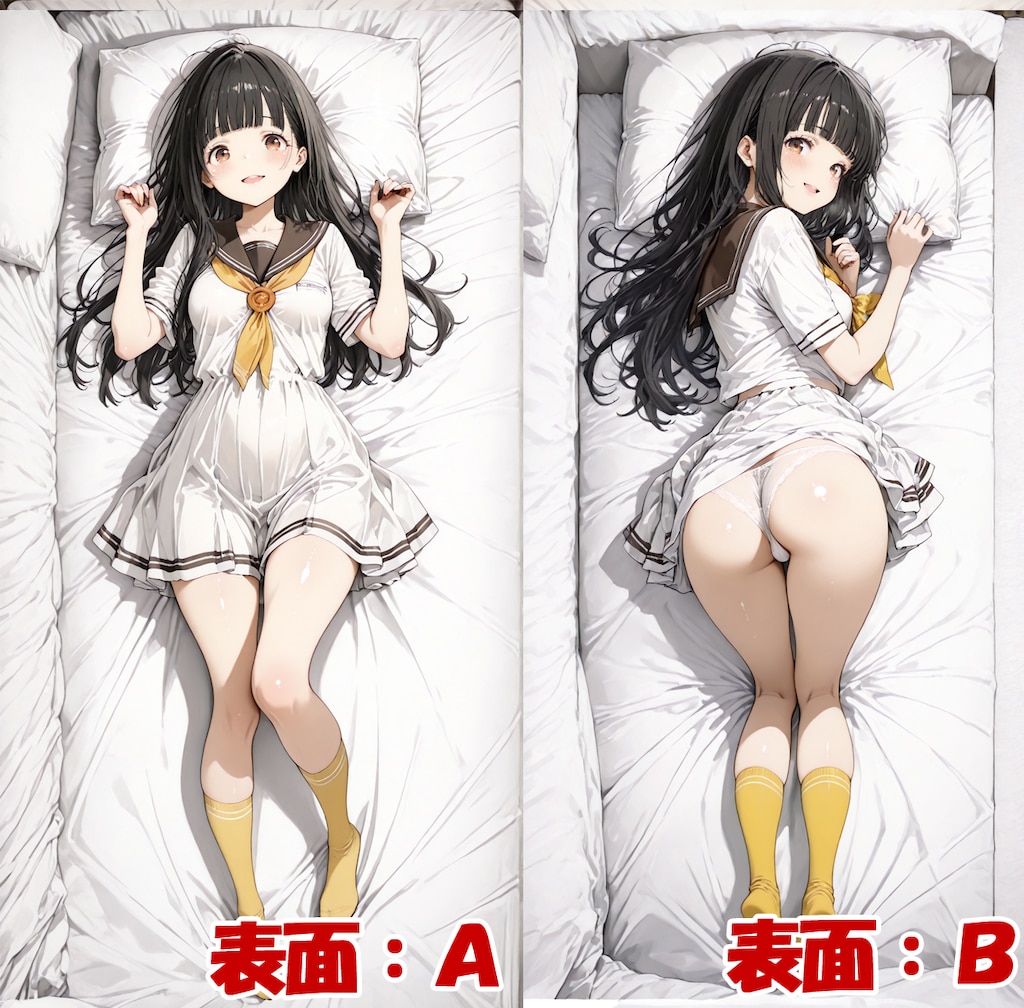 【新作】BOOTHにて抱き枕・負けヒロインが多すぎる!の５ヒロインです。