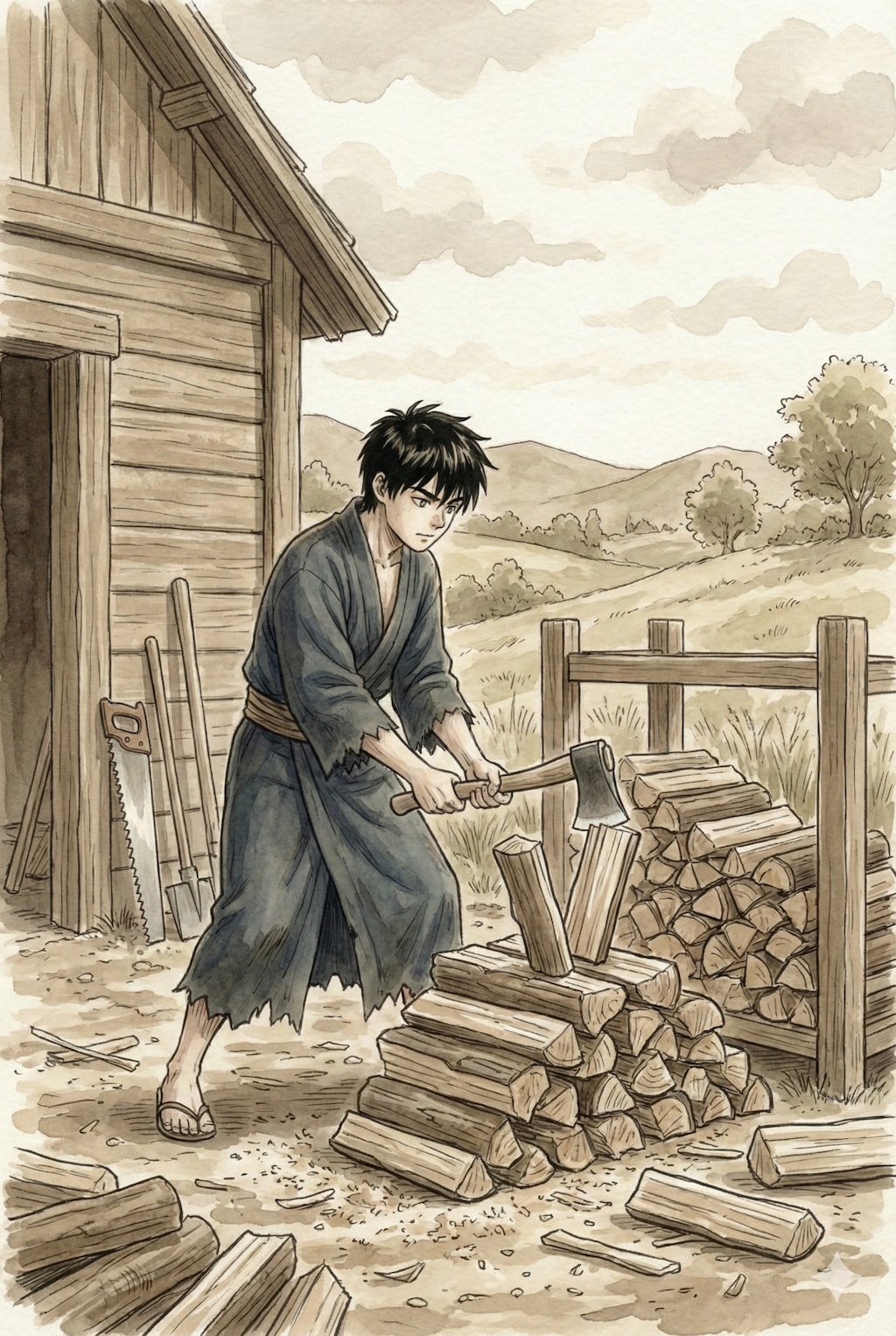 行き倒れと恩人、初恋