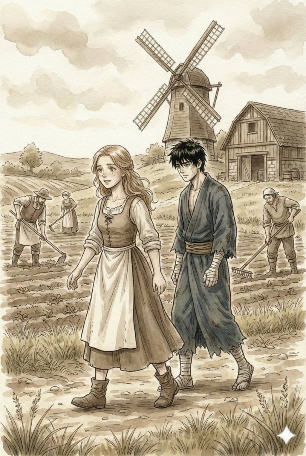 行き倒れと恩人、初恋