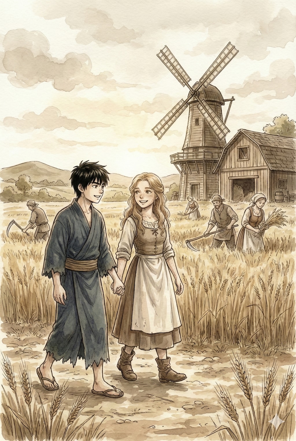 行き倒れと恩人、初恋