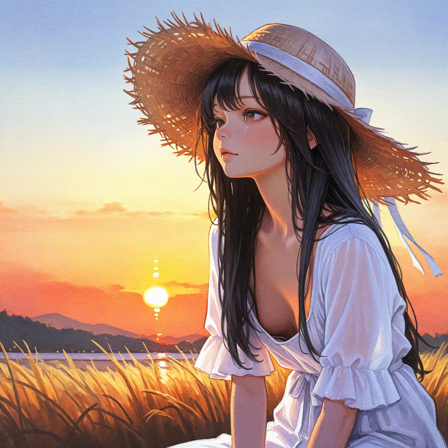 気になる胸元