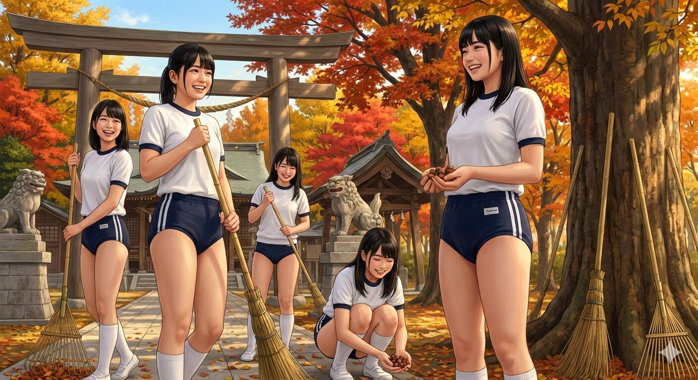 どんぐり、拾った〜