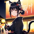 猫系彼女と夏祭り 7枚目