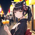 猫系彼女と夏祭り 5枚目
