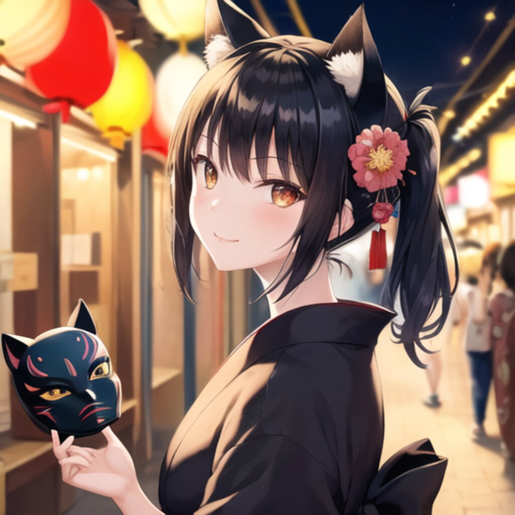 猫系彼女と夏祭り