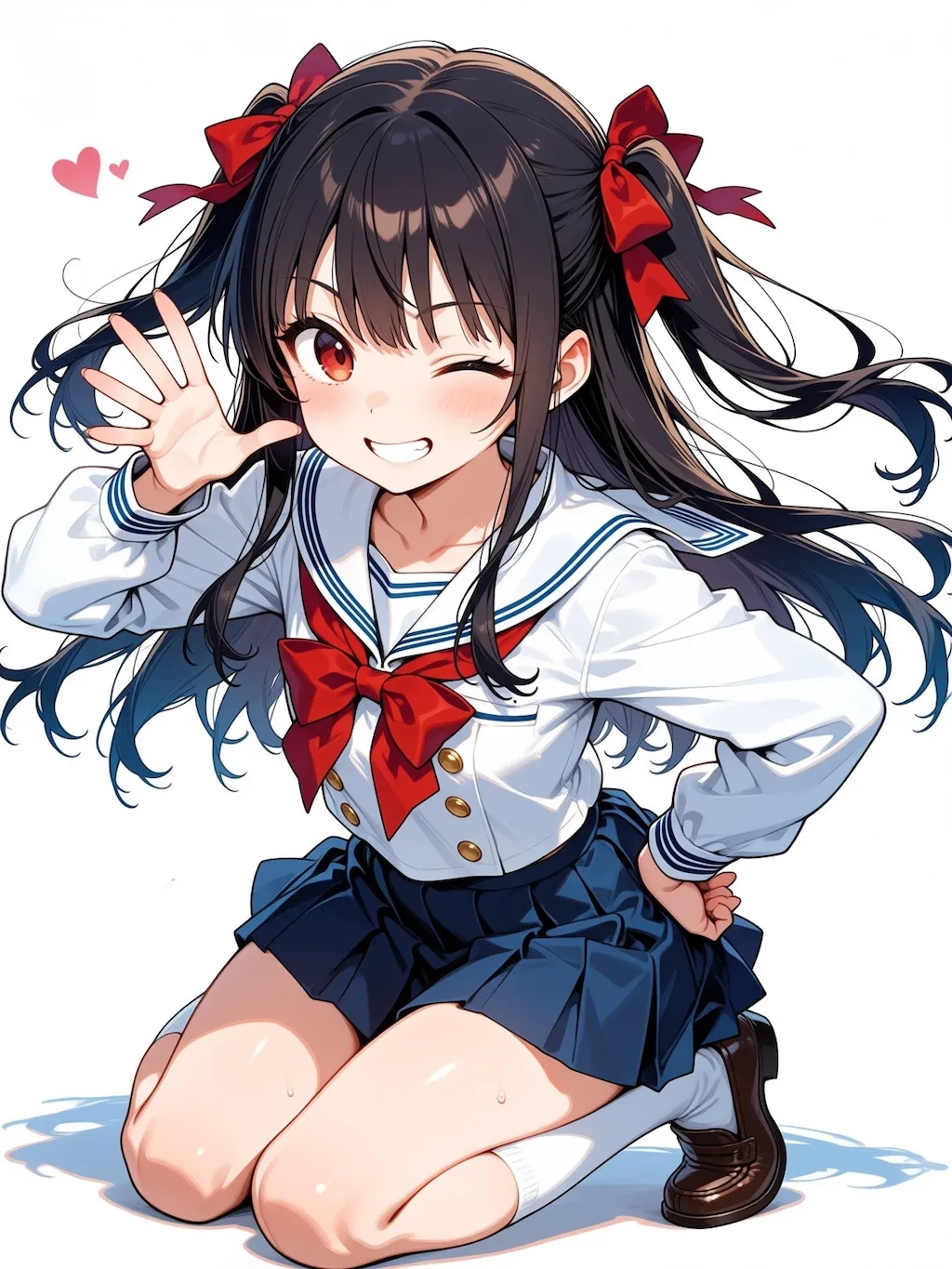 深海紺のセーラー服