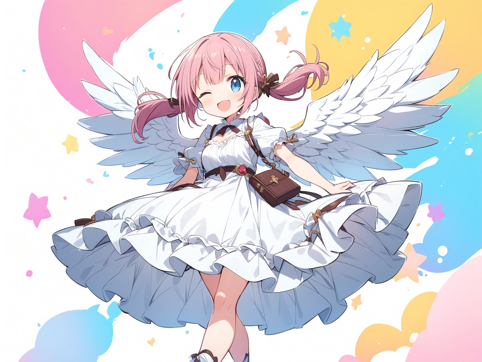 翼を生やしてGO~☆