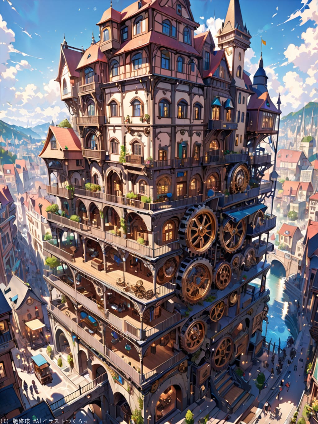 歯車で出来た街