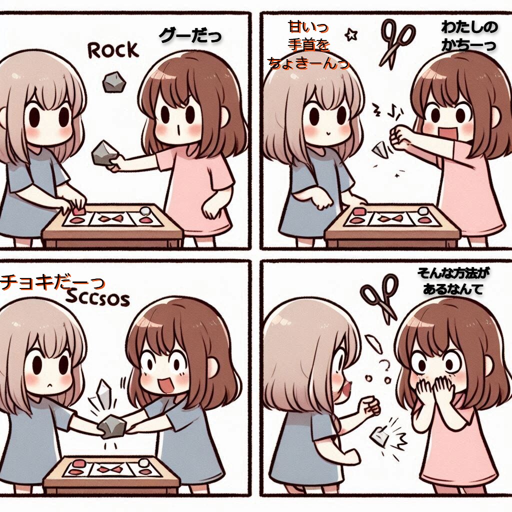 じゃんけんの必勝法 | の人気AIイラスト・グラビア