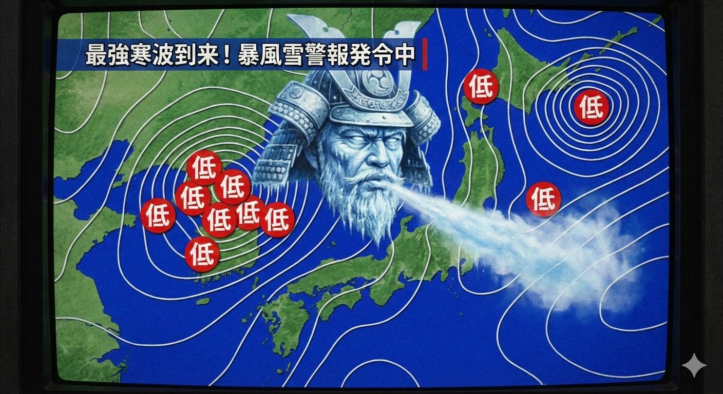 最強寒波と冬将軍