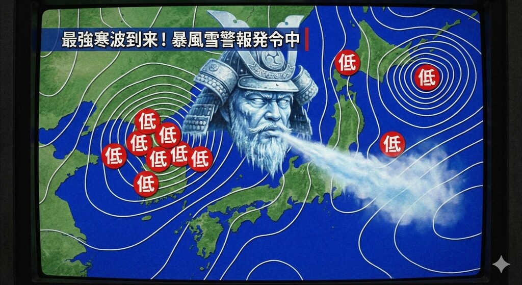 最強寒波と冬将軍