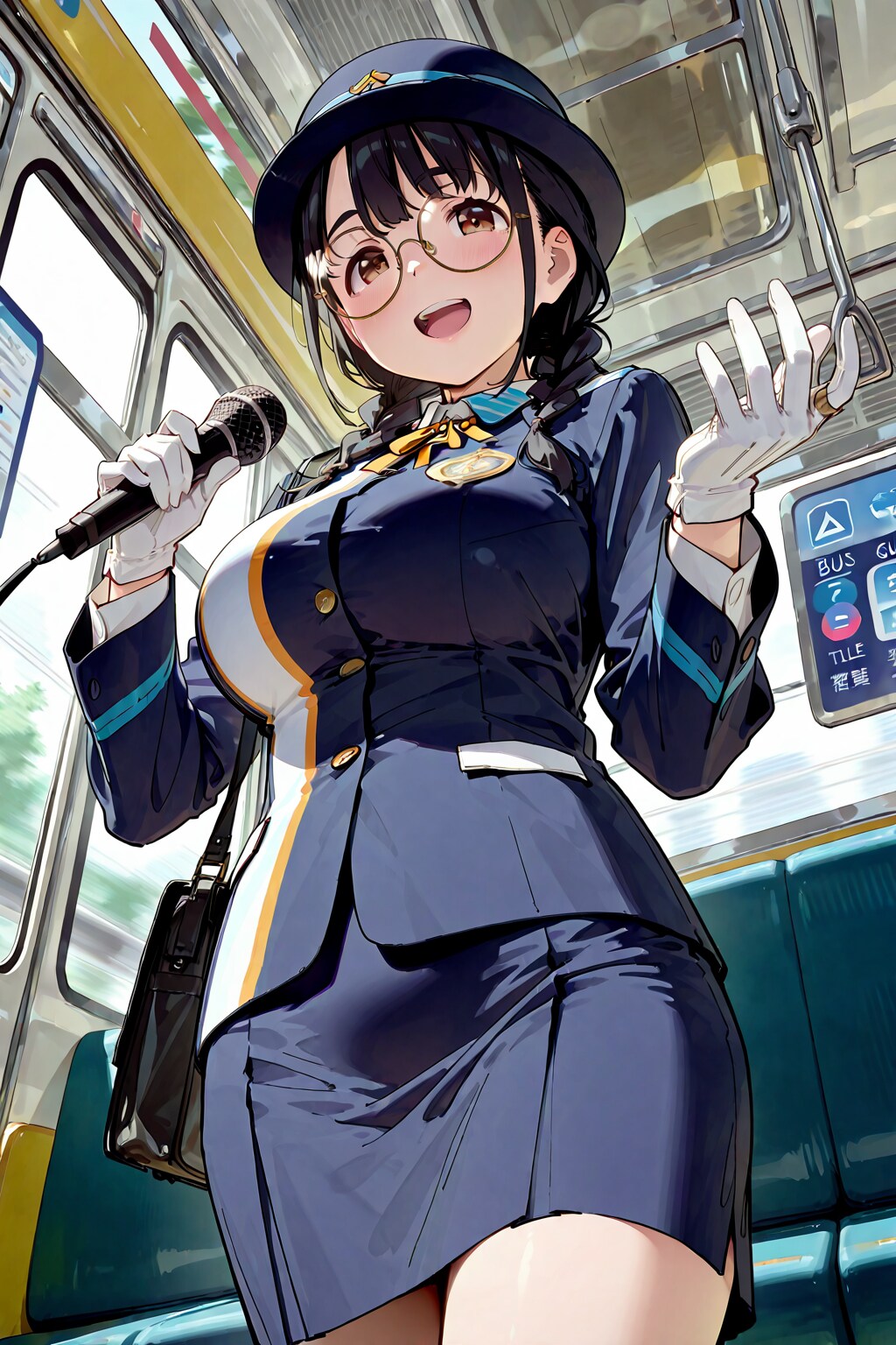 バスガイドのお姉さん