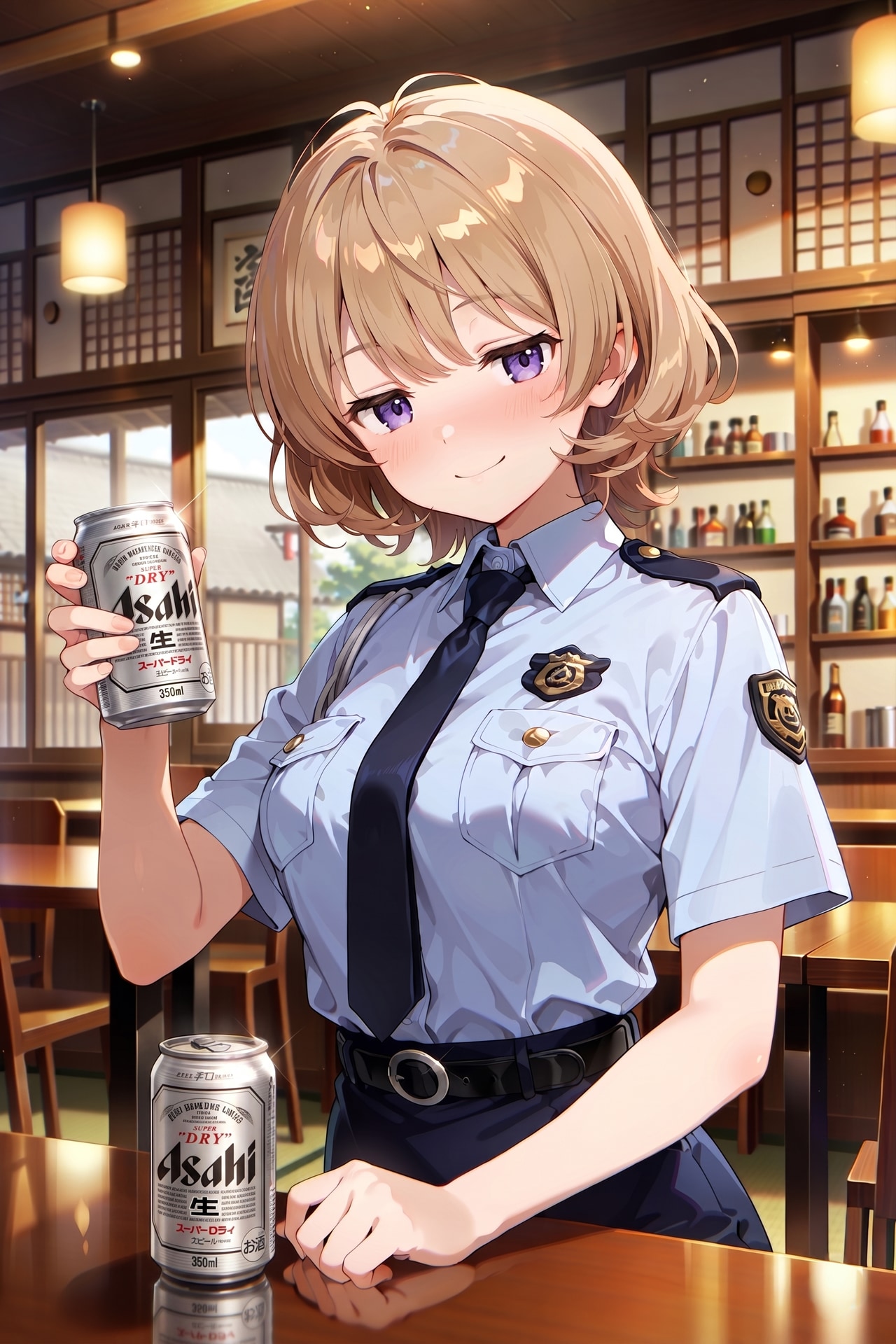 ジト目婦警さんとビール ～乾さつきのドライな日常～ Z606