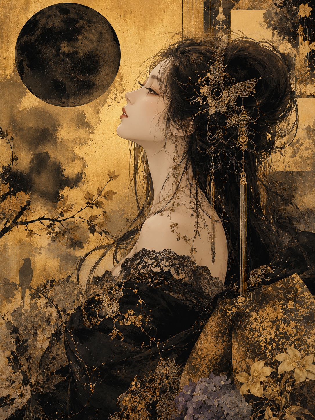金の夜と黒い月
