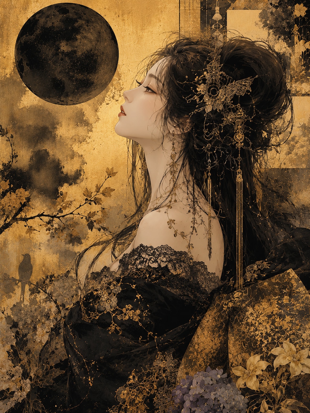 金の夜と黒い月