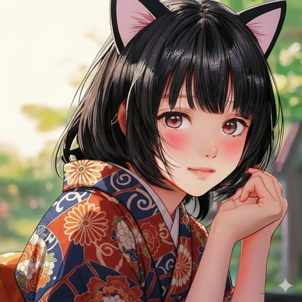 大正の猫耳 | の人気AIイラスト・グラビア