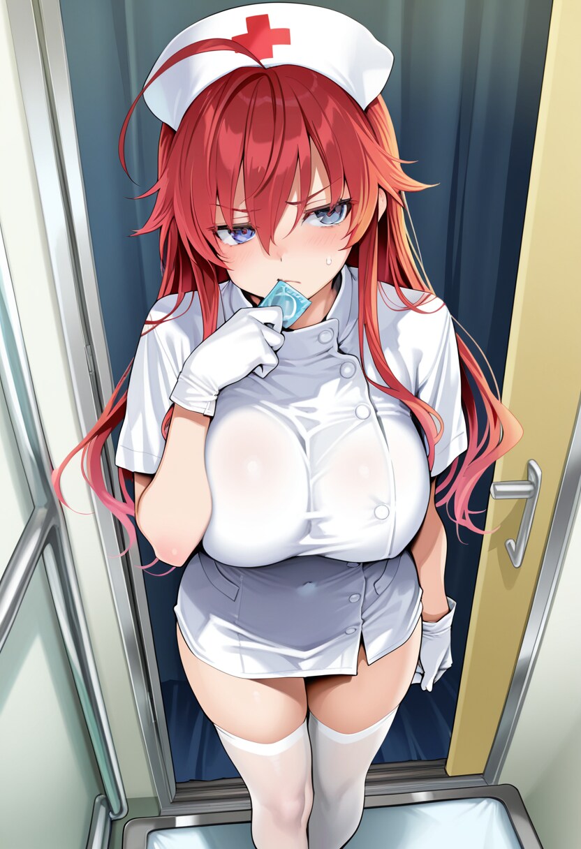 仕事だから仕方ない...感じで性処理に来るナースさん
