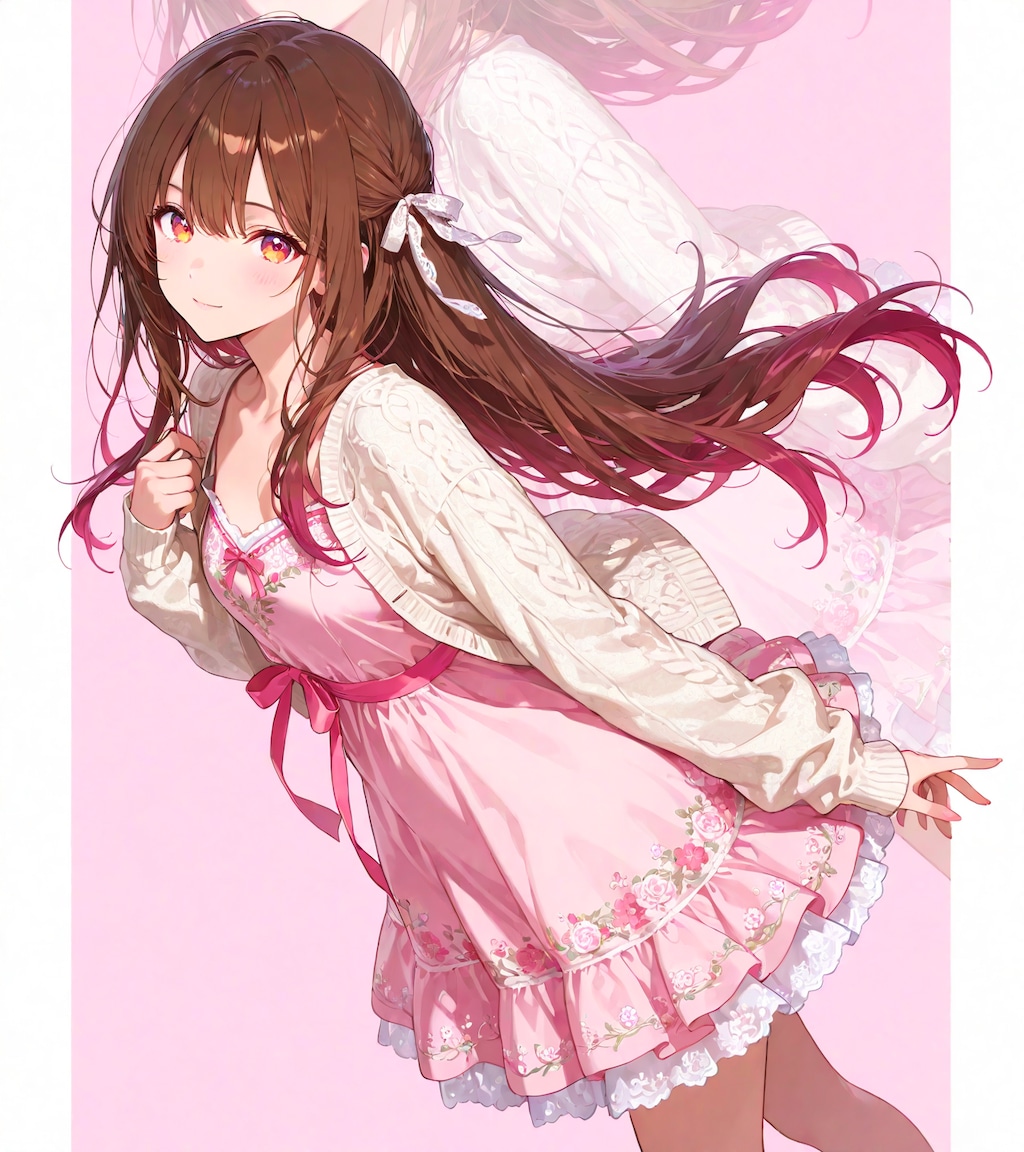 春色ガーリーコーデ